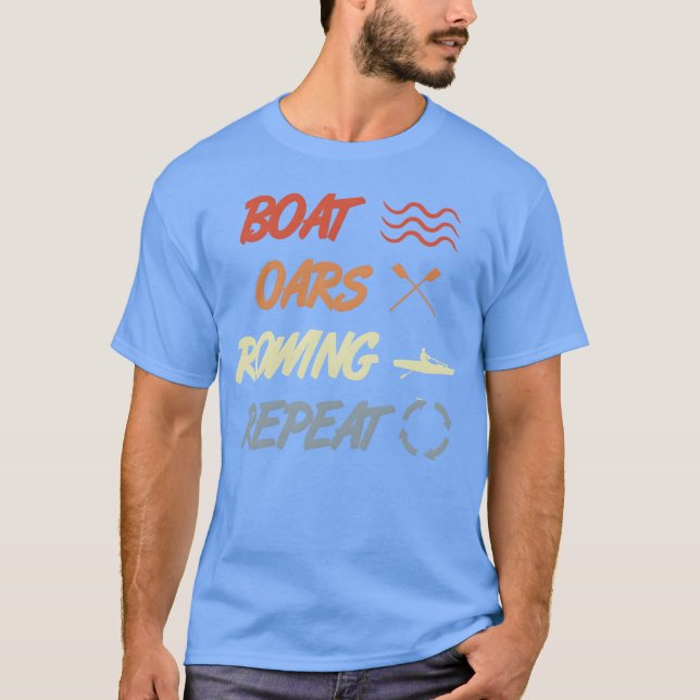 Camiseta Vintage Rowing Quote friends (Frente)