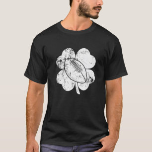 Camiseta Vintage Rugby Rua. Dia de Patrick Shamrock Irish C
