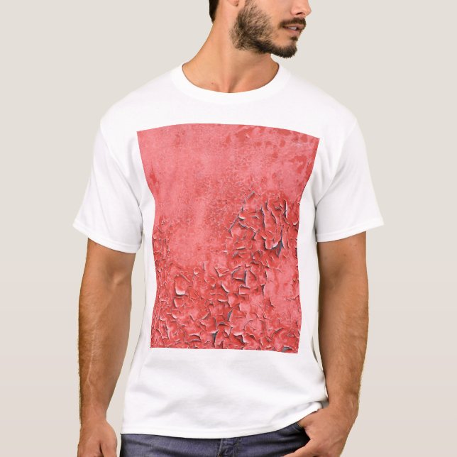 Camiseta Vintage Rusty Wall Textura (Frente)