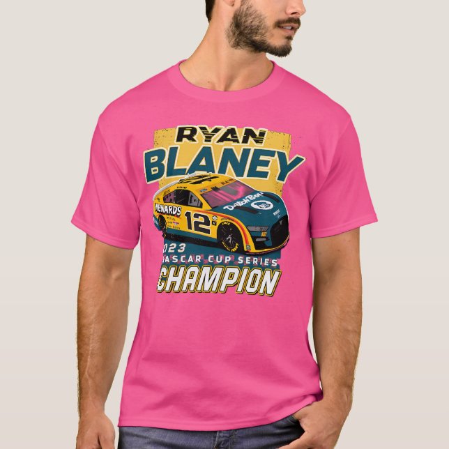 Camiseta Vintage Ryan Blaney Champion (Frente)