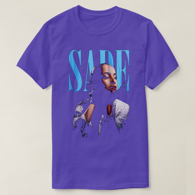 Camiseta Vintage Sade Diamond Singer Tour (Frente do Design)