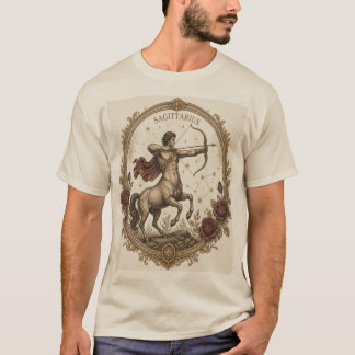 Camiseta Vintage Sagittarius Zodiac Centaur Art