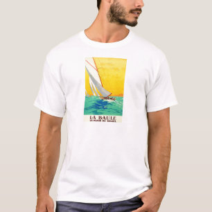 Camiseta Vintage Sail Boats Viagem francês