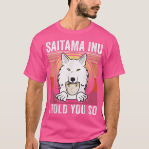 Camiseta Vintage Saitama Inu Coin Eu Te Disse Tão Cripto To