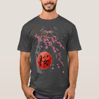 Camiseta Vintage Sakura Cherry Blossom Primavera japonês