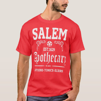 Camiseta Vintage Salem Apothecary 1629 Witch Funny Hallowee