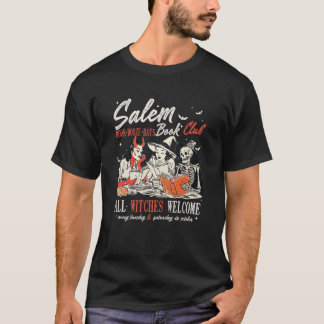 Camiseta Vintage Salem Book Club Witchy Bookish Hall