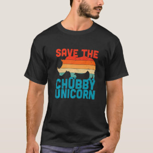 Camiseta Vintage Salve O Chubby Unicorns Animal Rhino Cons