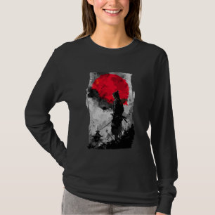 Camiseta Vintage Samurai Warrior Retro Japonês Bushido Fig