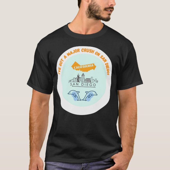 Camiseta Vintage San Diego California Retro Classic (Frente)