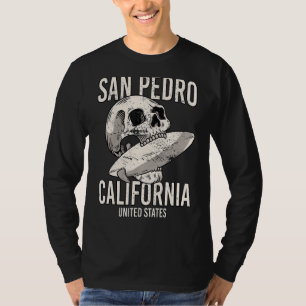 Camiseta Vintage San Pedro Beach California CA Surfer