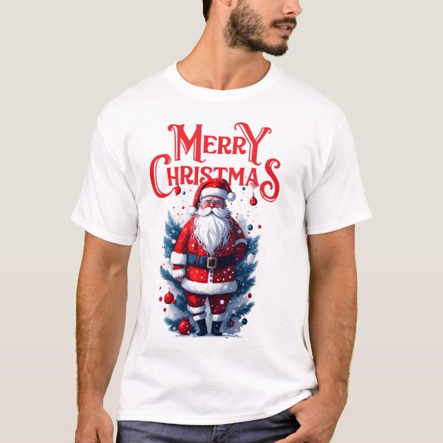 Camiseta Vintage Santa Claus (Frente)
