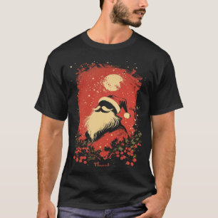 Camiseta Vintage Santa Claus Design de Natal   Retorno Holi