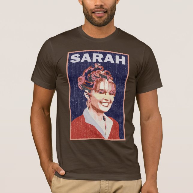 Camiseta Vintage Sarah Palin (Frente)