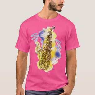 Camiseta Vintage Saxofone