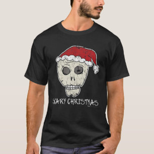 Camiseta Vintage Scary Christmas Scull Anti Design