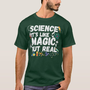 Camiseta Vintage Science É como Magic mas real