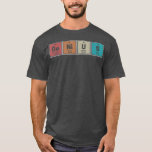 Camiseta Vintage Science Ge-Ni-U-S Genius Periodic Table of<br><div class="desc">Vintage Science Ge-Ni-U-S Genius Periodic Table of Element  .</div>