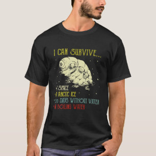 Camiseta Vintage Science Tardigrado Oferece Água Microbioló