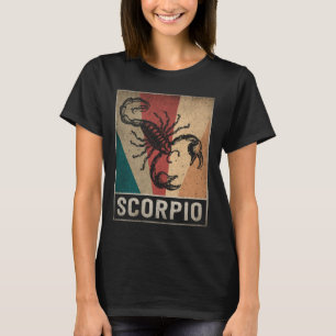 Camiseta Vintage Scorpio Zodiac Scorpio Birthday