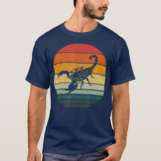 Camiseta Vintage Scorpion Retro Sunset Art 70s 80s