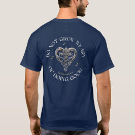 Camiseta Vintage Scripture Celtic Heart in Cross 