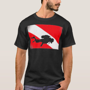 Camiseta Vintage Scuba Diving Gear American Rescuba Scuba D
