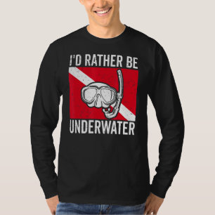 Camiseta Vintage Scuba Divisor For Men Women Diver Scuba Di