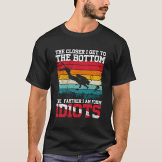 Camiseta Vintage Scuba Mergulhando Mergulhador No Oceano de