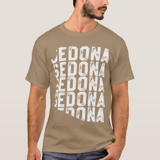 Camiseta Vintage Sedona Vacation Shirt Arizona State Geogra