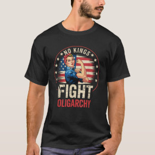 Camiseta Vintage Sem Reis Luta Oligarquia Mulher Menina Ame