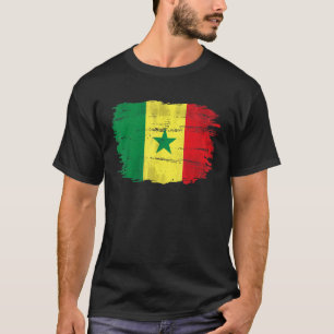 Camiseta Vintage Senegal Flag For Senegalese