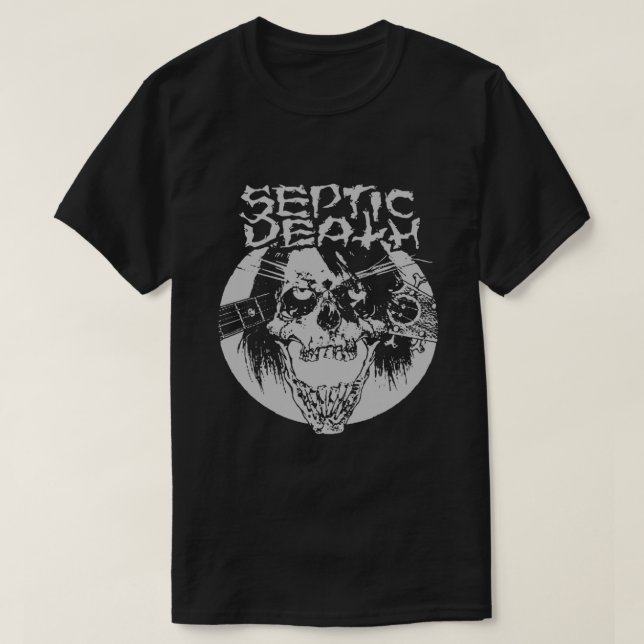 Camiseta Vintage Septic Death Banda (Frente do Design)