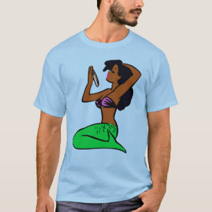 Camiseta vintage sereia africana