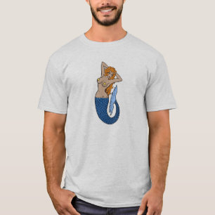 Camiseta Vintage - Sereia - Tatuagem