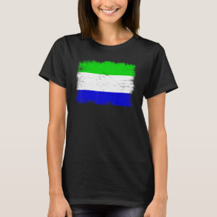 Camiseta Vintage Serra Leoa Bandeira Serra Leoa Independe