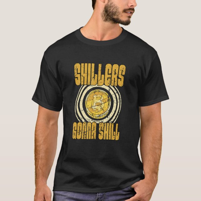 Camiseta Vintage Shilling Bitcurrency Cryptocurrency Invest (Frente)
