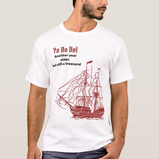 Camiseta Vintage Ship Sketch T-Shirt (Frente)