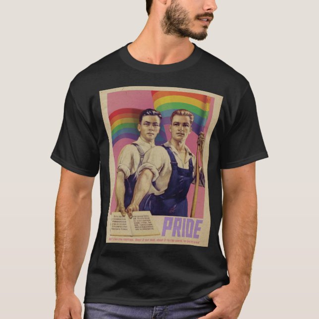 Camiseta Vintage SHOUT IT Pride T-Shirt (Frente)