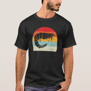 Camiseta Vintage Shrimp Crayfish Fan Crustacean Fanan C