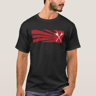 Camiseta vintage Shuffleboard para homens retro Shuffl