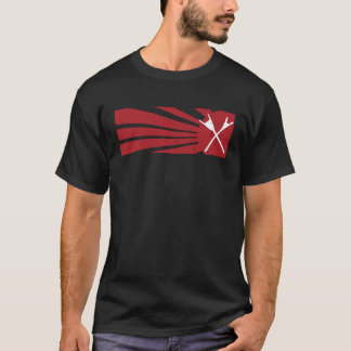 Camiseta vintage Shuffleboard para homens retro Shuffl