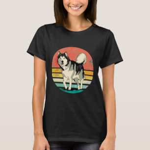 Camiseta Vintage Siberian Husky Dog 22