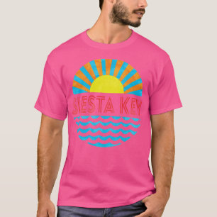 Camiseta Vintage Siesta Key Beach Sun E Waves