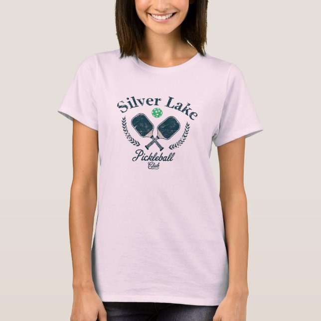Camiseta Vintage Silver Lake Pickleball Club (Frente)