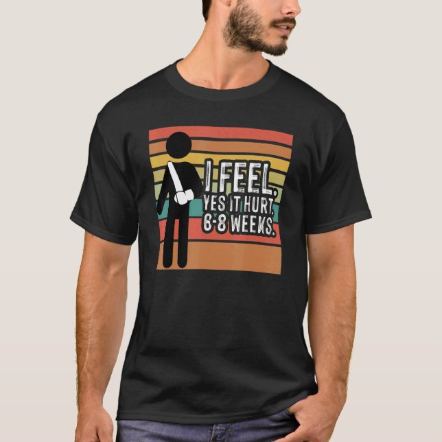 Camiseta Vintage, sinto que sim, doeu 68 semanas. (Frente)