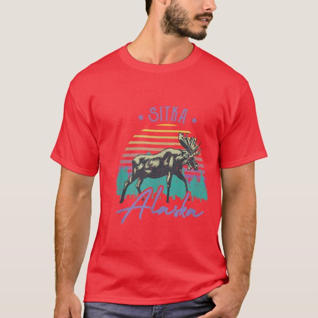 Camiseta Vintage Sitka Alasca (Frente)