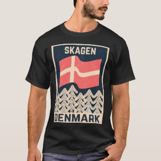 Camiseta Vintage Skagen Denmark Design