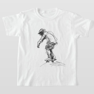 Camiseta Vintage Skater em Movimento