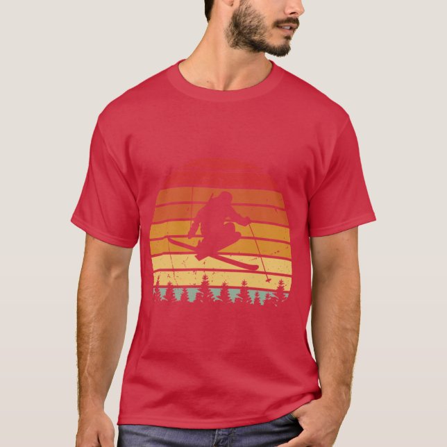 Camiseta Vintage skis boy (Frente)